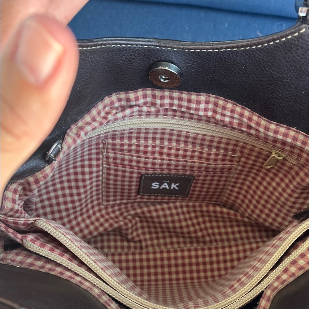 The SAK Elegant Brown Leather Bag - Picture 4 of 6